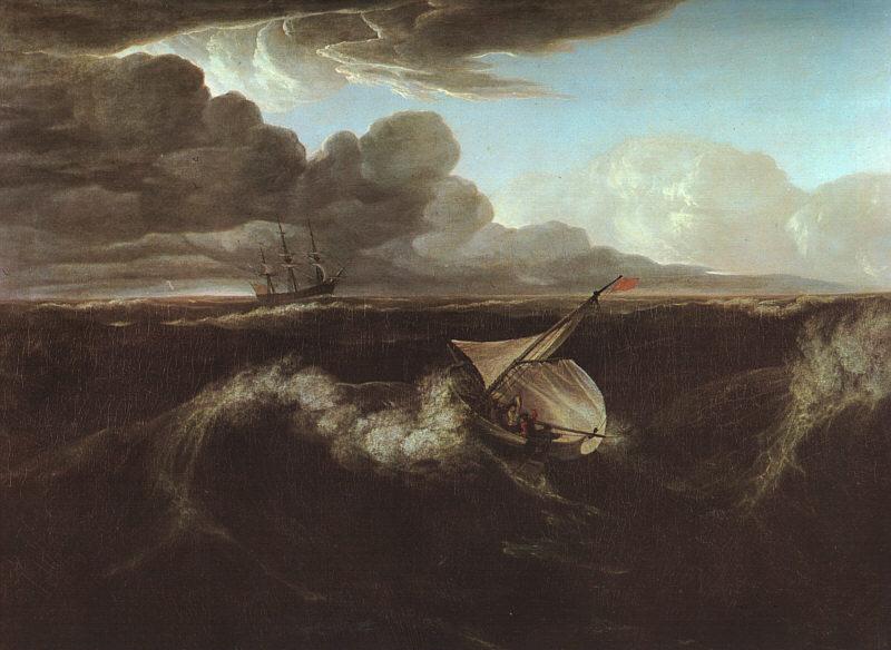 Washington Allston Storm Rising at Sea oil painting image